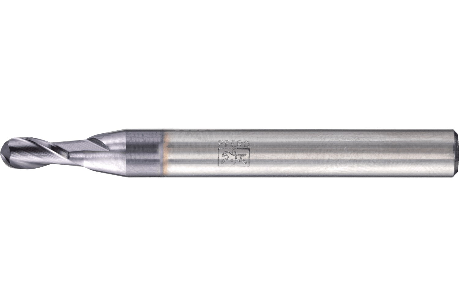 Fresa de radio macizo larga SCM, 2 filos Ø 4 mm, TiAlN, mango HA Universal Line, fresado de perfiles