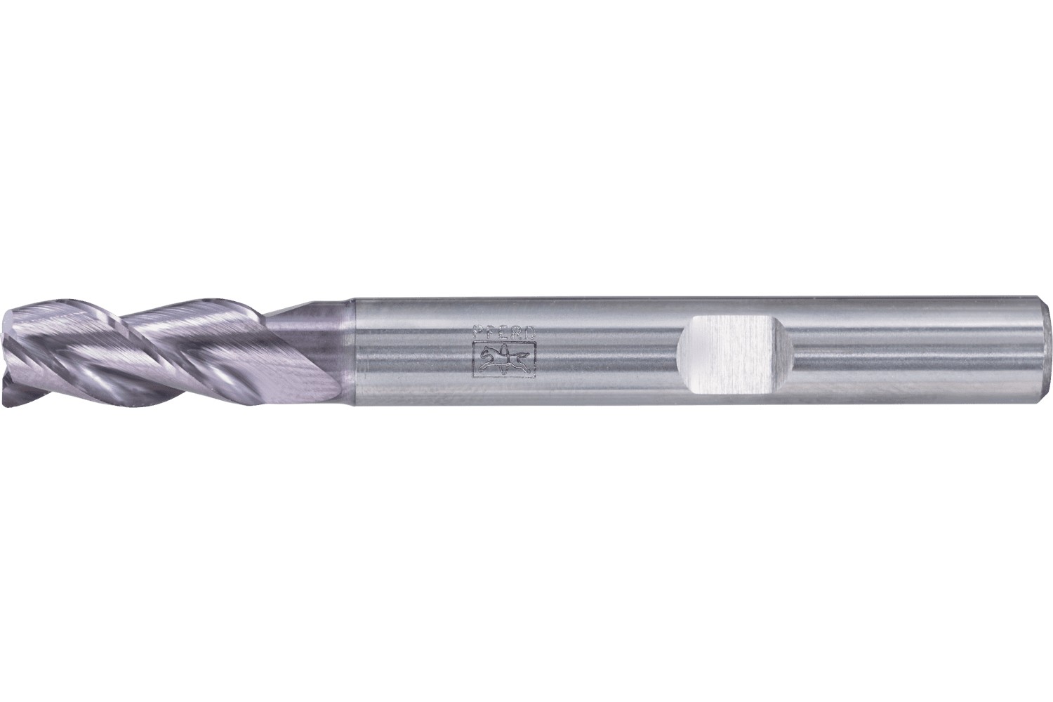 Fresa para esquinas SCM larga, 3 filos Ø 6 mm bisel 45°, TiAlN, mango HB Universal Line, desbaste y afinado de ranuras