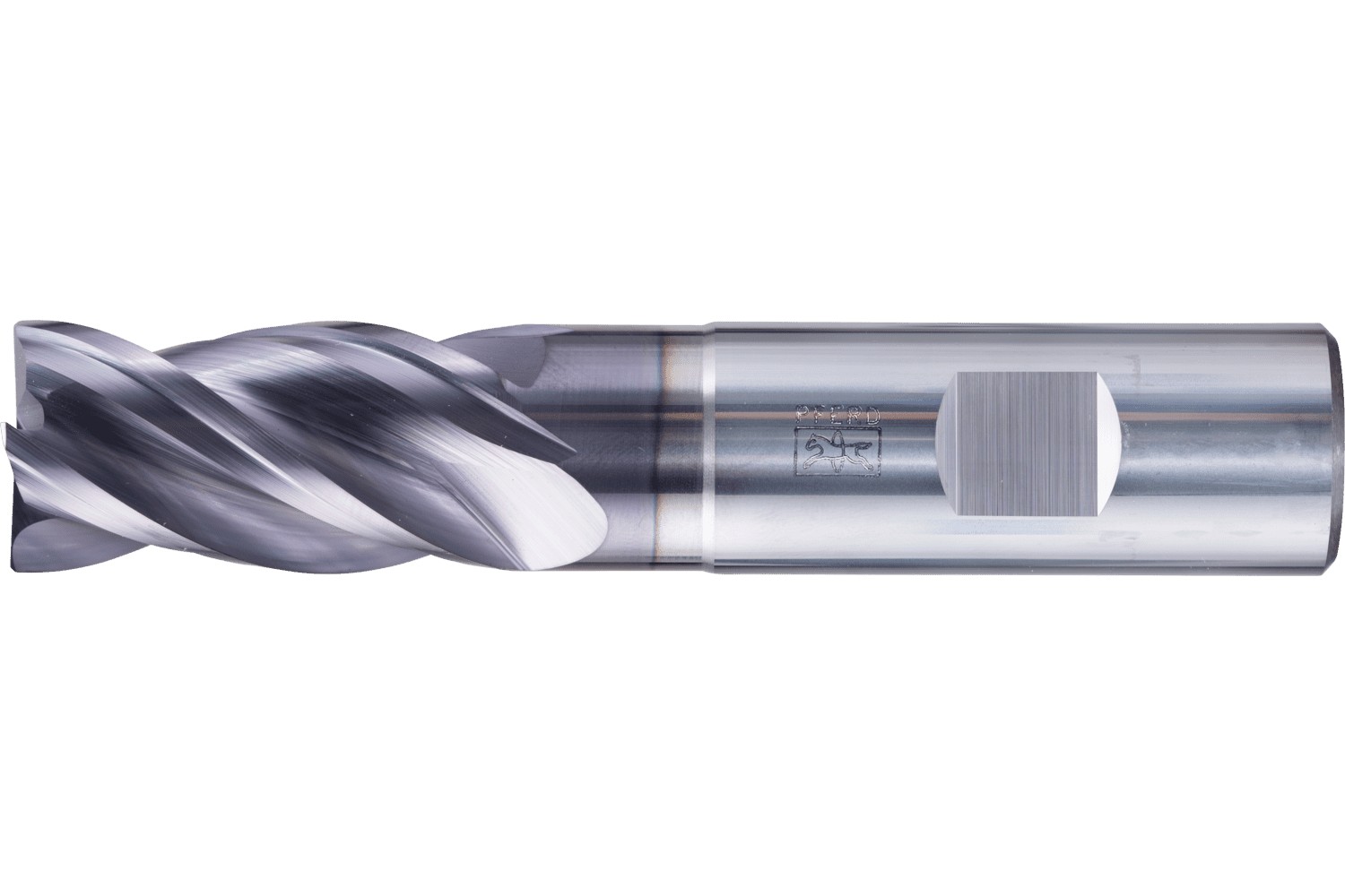 Fresa para esquinas SCM larga, 4 filos Ø 20 mm bisel 45°, TiAlN, mango HB Universal Line, desbaste y afinado de ranuras