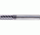 Fresa para esquinas SCM larga, 6 filos Ø 8 mm afilados, TiAlN, mango HA Universal Line, afinado y rebordeado