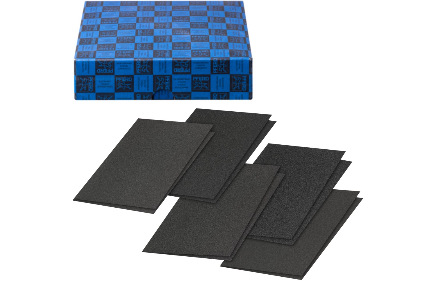 Juego de 10 uds. pliego de lijado de tejido corindón 230x280 mm BG BL A40,80,100,120,180 universal