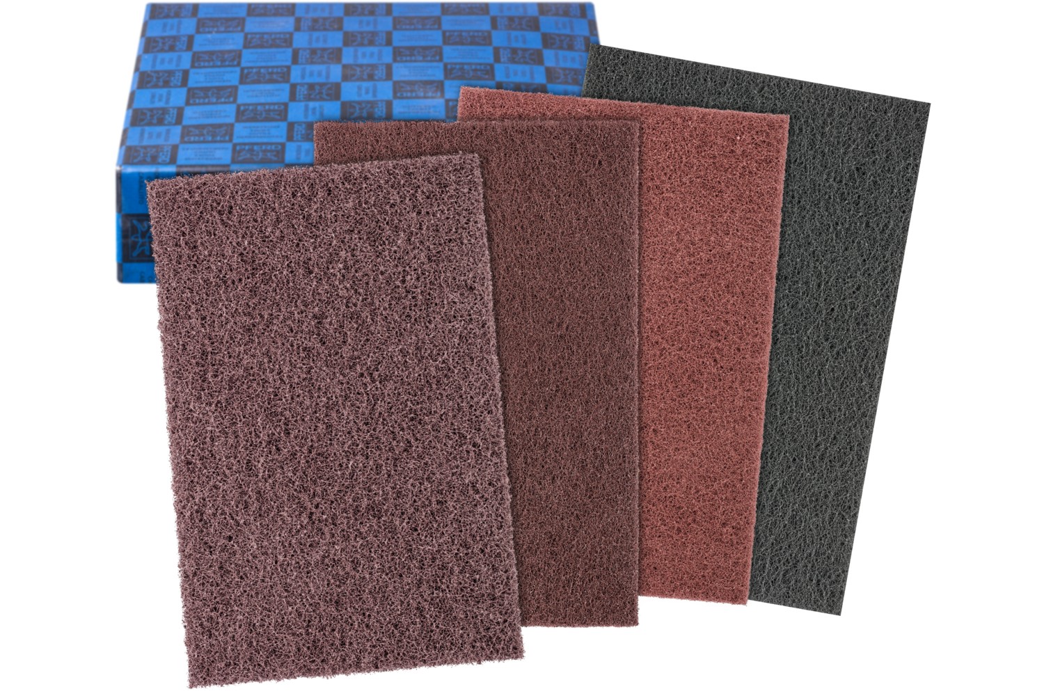 Juego de esponjas flexibles POLINOX PVSK de 4 piezas 154x224 mm A100,A 180,A 280,SIC 400 para acabado