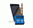 Juego de brocas espirales de 6 piezas INOX HSSE N DIN 338 para materiales duros y resistentes