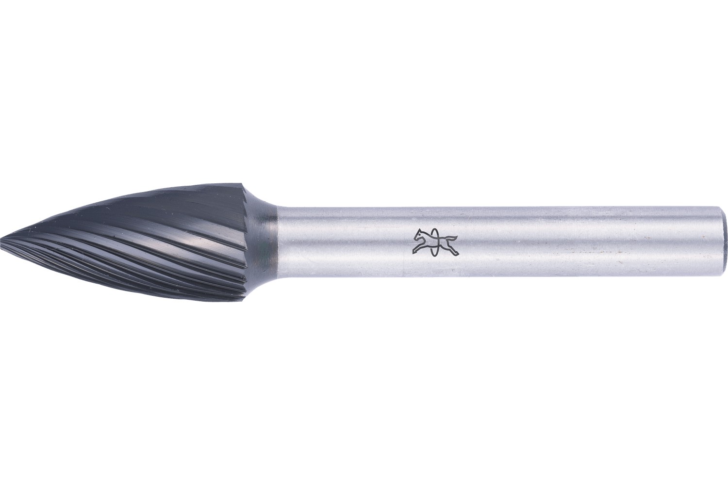 Fresa de metal duro de alto rendimiento forma obús SPG Ø 10x20 mm, mango Ø 6 mm Z3, recubrimiento HICOAT universal medio