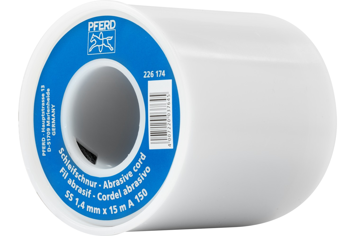 Cuerda abrasiva de corindón SS Ø 1,4 mmx15 m A150 para fabricación de herramientas y moldes