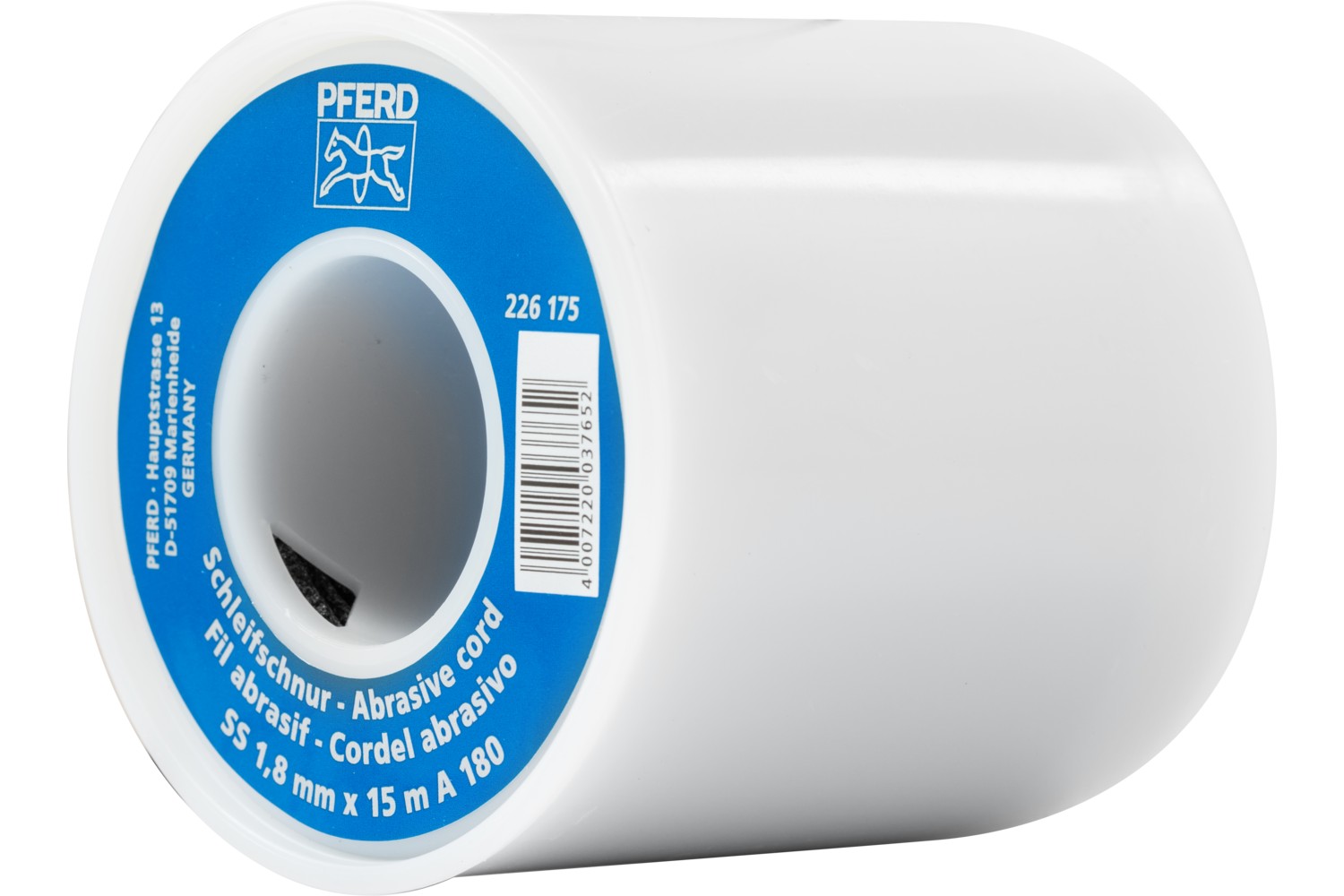 Cuerda abrasiva de corindón SS Ø 1,8 mmx15 m A180 para fabricación de herramientas y moldes