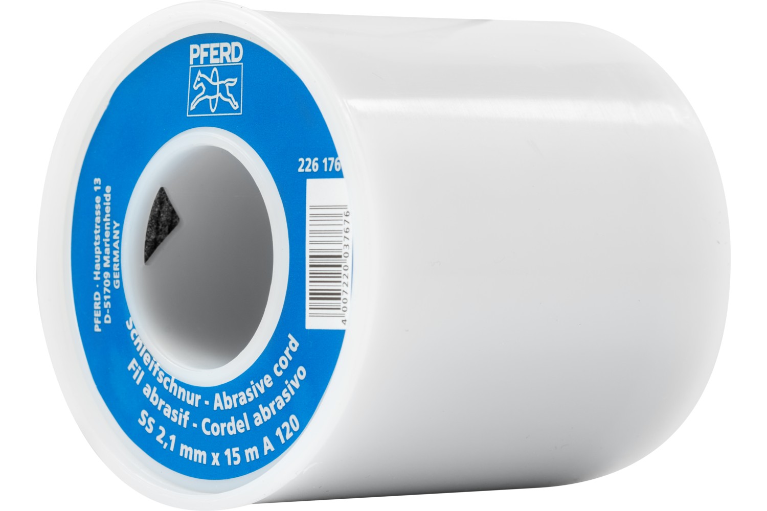 Cuerda abrasiva de corindón SS Ø 2,1 mmx15 m A120 para fabricación de herramientas y moldes