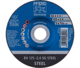 Discos de corte manual - Línea SG STEEL (acero)