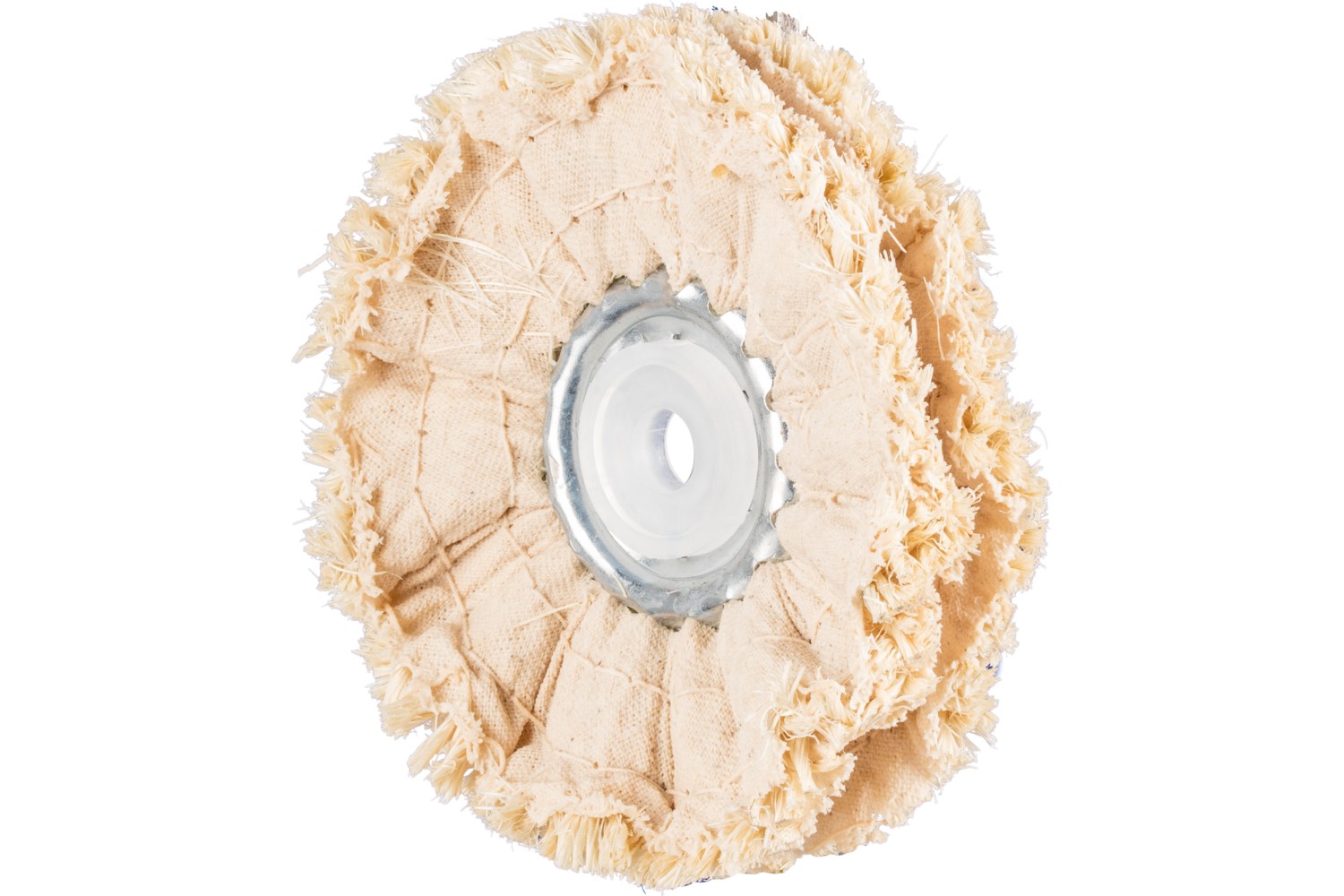 Disco de paño TR sisal Ø 100x10 mm agujero Ø 10 mm para basto prepulido con pasta de pulir