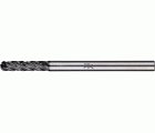 Fresa de metal duro de alto rendimiento ALLROUND forma redonda cilíndrica WRC Ø 03x13 mm, mango Ø 3 mm, recubrimiento HICOAT para acero