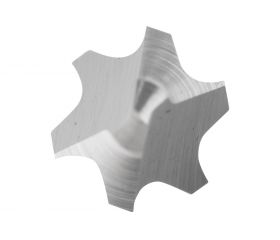 Fresa de metal duro de alto rendimiento PLAST ZBS forma cilíndrica ZYA Ø 06x25 mm, mango Ø 6 mm, para plásticos