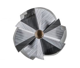 Fresa de metal duro de alto rendimiento CAST forma cilíndrica ZYAS dentado frontal Ø 06x16 mm, mango Ø 6 mm, para hierro fundido