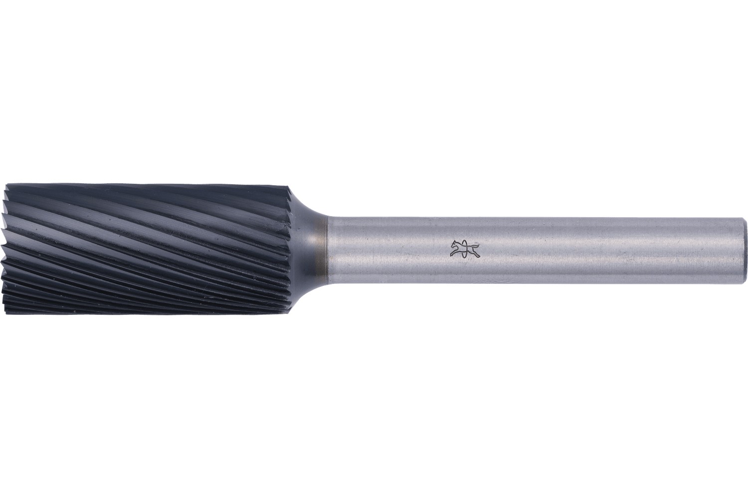 Fresa de metal duro de alto rendimiento cilíndrica ZYAS dentado frontal Ø 12x25 mm, mango Ø 6 mm Z3, recubrimiento HICOAT universal medio