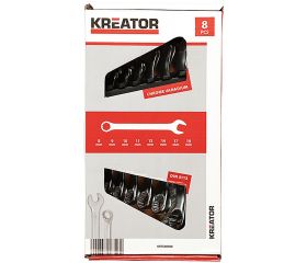 KRT500008 Set llaves  8-19mm combinación 8pcs