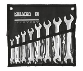 KRT500010 Set llaves  6-22mm dbl abierto 8pcs