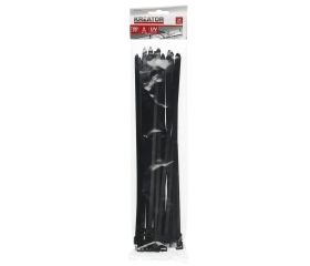 KRT556012 Bridas para cables negro 7,6x300mm 25pcs