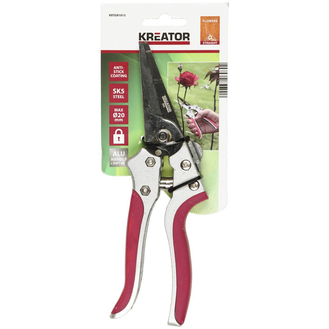KRTGR1013 Tijera de poda recto, acero sk5