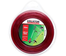 KRTGTR2450 Hilo de corte redondo 2,4mm 50m