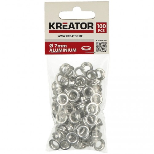 KRT616106 Ojal Ø 7mm aluminio - 100 uds.