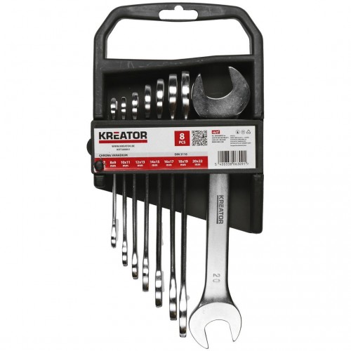 KRT500001 Set llaves  6-22mm dbl abierto 8pcs