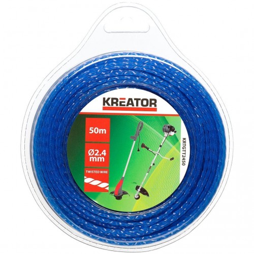 KRTGTT2450 Hilo de corte retorcido 2,4mm 50m