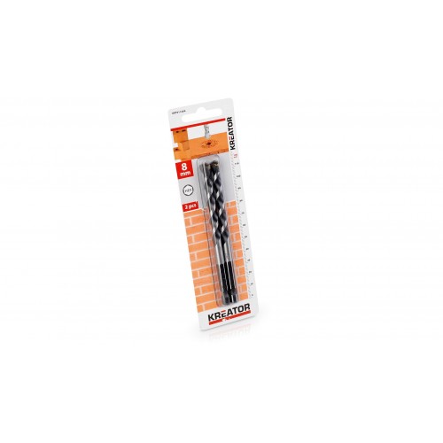 KRT011404 Taladro de albañilería Ø 8x120mm - 2 pza.