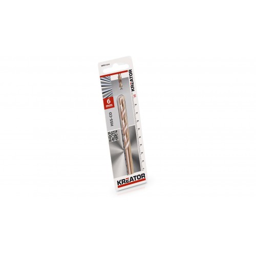 KRT011514 Brocas cobalto HSS metal Ø 6x93mm