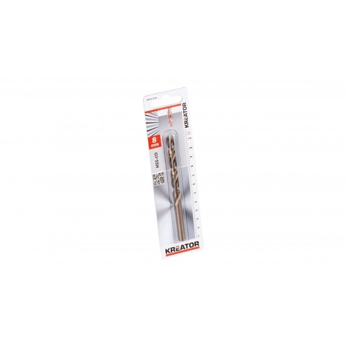 KRT011518 Brocas cobalto HSS metal Ø 8x117mm