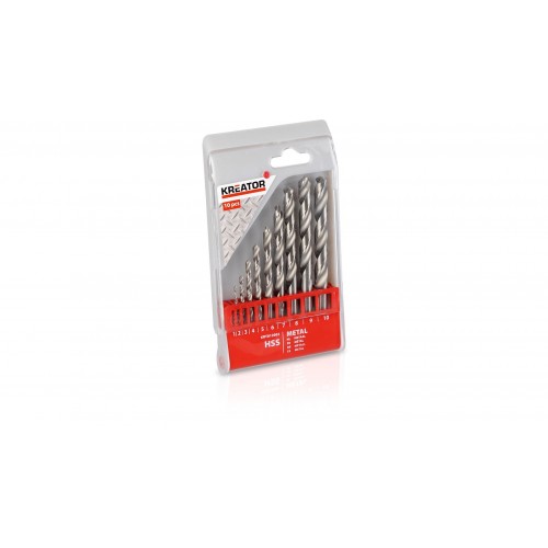 KRT012002 Set brocas hss Ø 1-10mm 10pcs