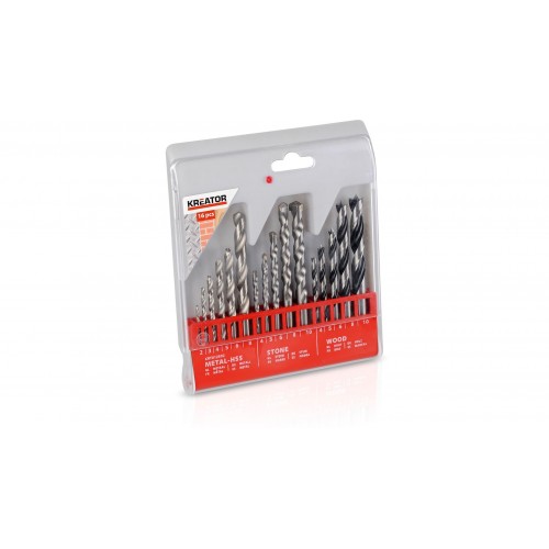 KRT012502 Juegos de ejercicios mixtos Ø 2-10mm 16pcs