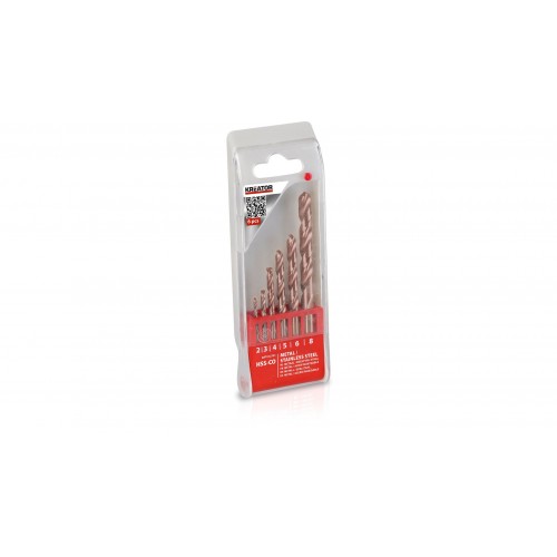 KRT012701 Brocas cobalto Ø 2-8mm 6pcs