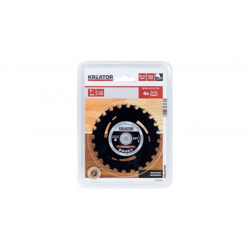 KRT020305 Hoja de sierra circular Ø 115x20x2,0mm 24T