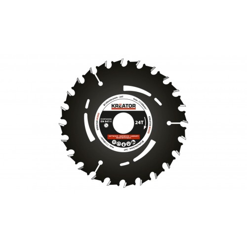 KRT020306 Hoja de sierra circular Ø 120x20x2,0mm 24T