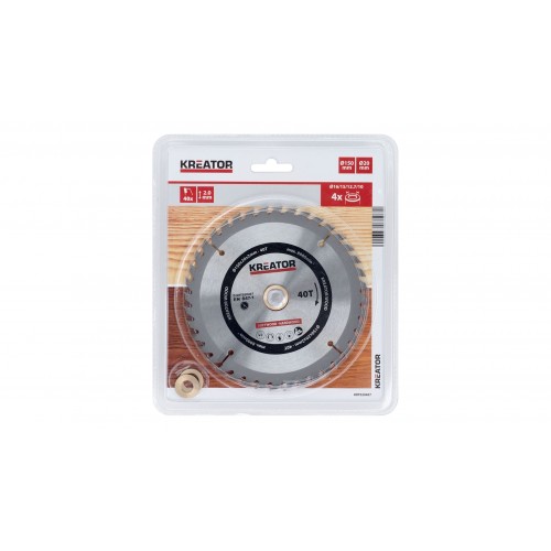 KRT020407 Hoja de sierra circular Ø 150x20x2,0mm 40T