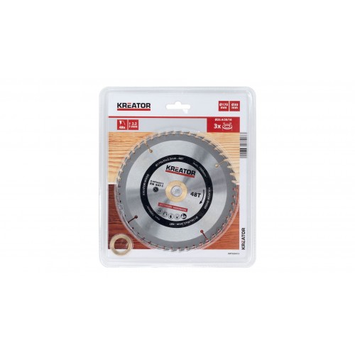 KRT020413 Hoja de sierra circular Ø 170x30x2,2mm 48T