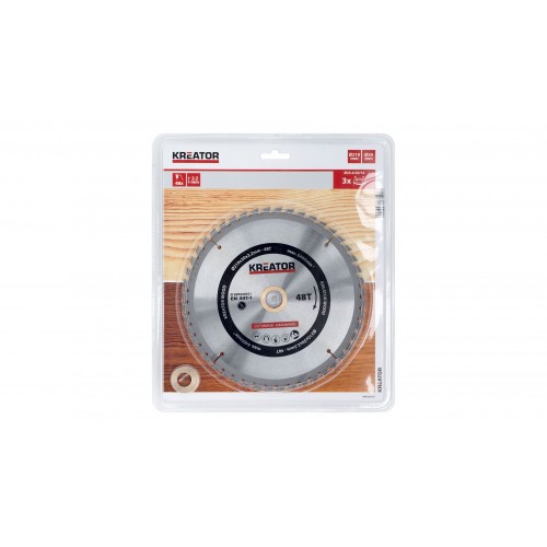 KRT020421 Hoja de sierra circular Ø 210x30x2,2mm 48T