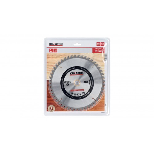 KRT020425 Hoja de sierra circular Ø 250x30x3,0mm 48T