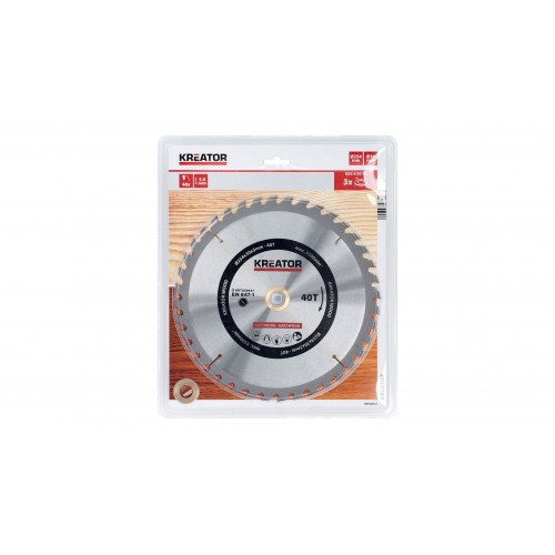 KRT020427 Hoja de sierra circular Ø 254x30x3,0mm 40T