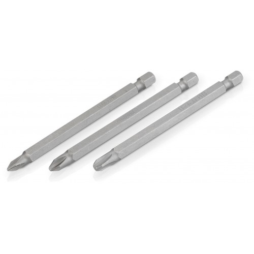 KRT061275 Puntas de destornillador PH1/2/3 89mm 3pcs