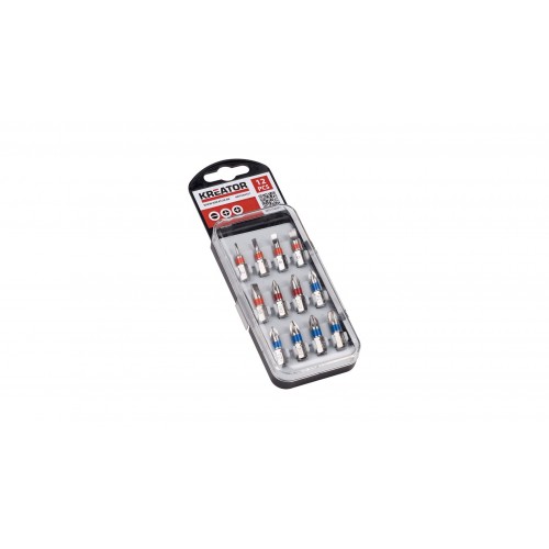 KRT064351 Puntas de destornillador CR-V 12pzs sl/ph/pz