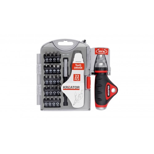 KRT064460 Conjunto de destornilladores de carraca 22pcs