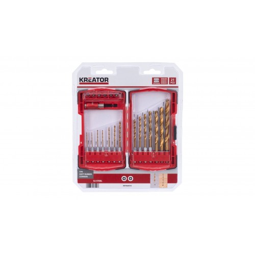 KRT064910 Accesorios taladro set 21pcs