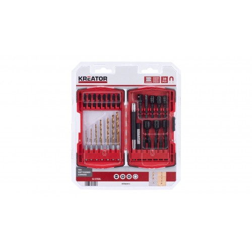 KRT064913 Accesorios taladro set 38pcs