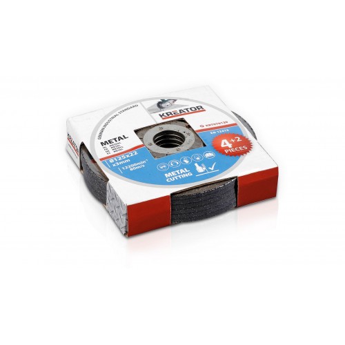 KRT070120 Disco de corte de metal Ø 125 3,2mm 6pcs