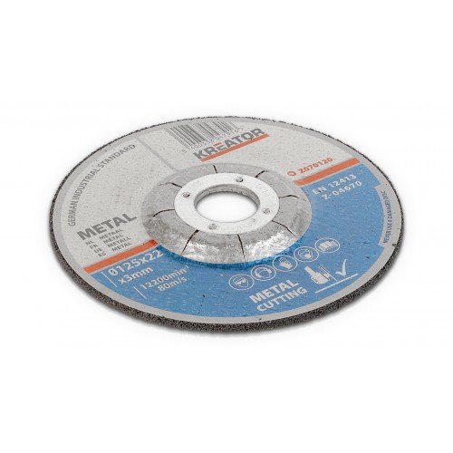 KRT070120 Disco de corte de metal Ø 125 3,2mm 6pcs