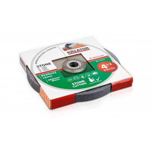 KRT070260 Disco de corte piedra Ø 230 3,2mm 6pcs