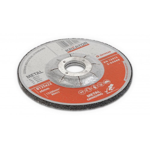 KRT070320 Discos de corte y desbarbado metal Ø 125 6mm 3pcs