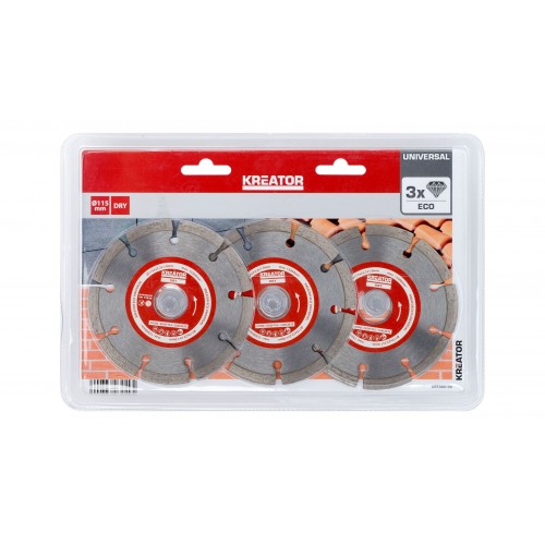 KRT080100 Disco de diamante eco Ø115mm 3pz