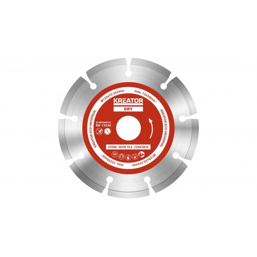 KRT080101 Disco de diamante eco Ø125mm 3pz