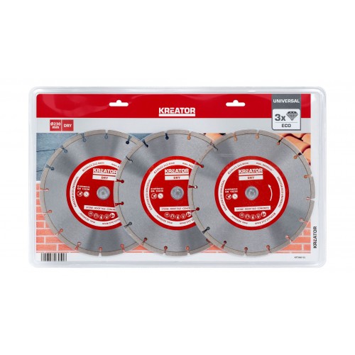 KRT080102 Disco de diamante eco Ø 230mm 3pz